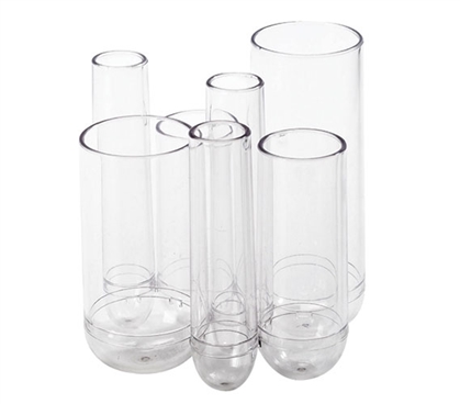 Clear Tube Accessory Organizer