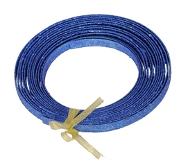 Dorm Essentials 23' Blue Glitter Ribbon