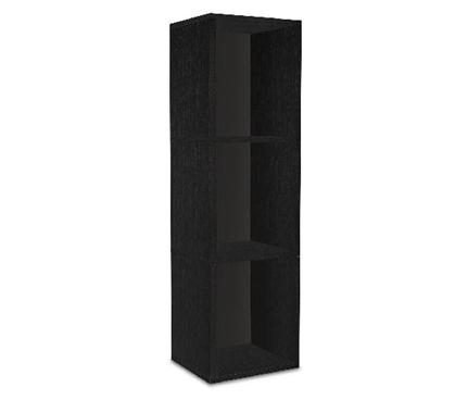 3 Shelf Cubes Black Way Basics Dorm room supplies