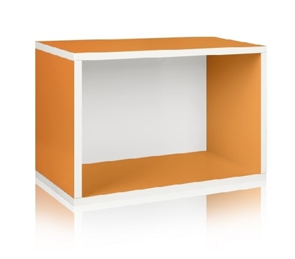 Dorm Storage Rectangle Orange - Way Basics Dorm Storage Solutions