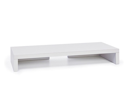 Desktop Monitor Stand - White