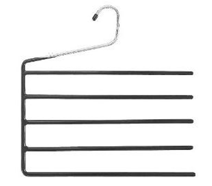 College Closet 5-Tier Slack Hanger Dorm Storage Solutions