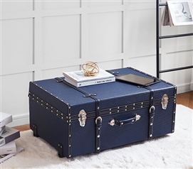 Texture Brand Trunk - Navy Raised