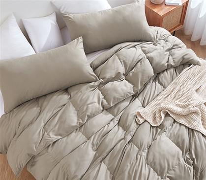 Snorze Cloud Comforter - Coma Inducer - Twin XL in Bronze Stone