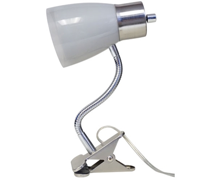 Aglow Dorm Clip Lamp - Gray College Supplies Dorm Lighting Dorm Lamp Desk Lamp