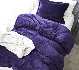 Thicker Than Thick - Coma Inducer Twin XL Duvet Cover Set - Parachute Purple