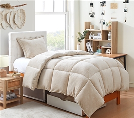 Thicker Than Thick - Coma Inducer Twin XL Comforter - Down Alternative Ultra Plush Filling - Birch