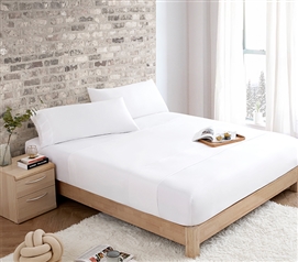 Snorze Cloud Sheet Set - Coma Inducer Ultra Cozy Bamboo - Full in White