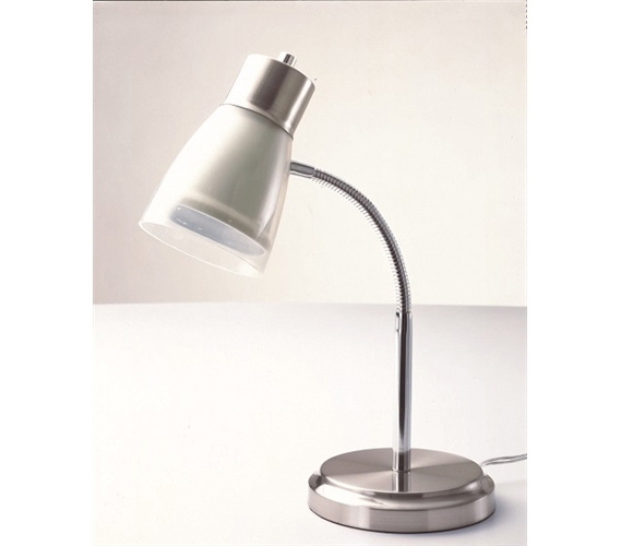 Gooseneck College Desk Lamp - White College Products Dorm Room Essentials  College Items Cool Stuff For Dorms