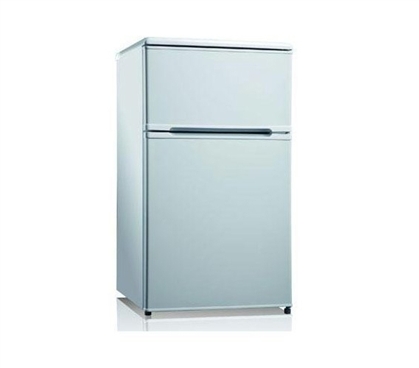 Midea College Fridge with Freezer - 3.1 Cu Ft - Stainless Steel