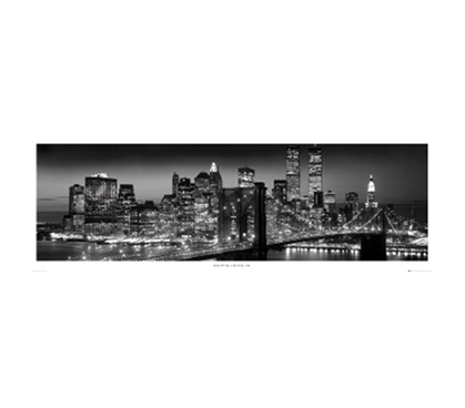 Manhattan Night Time College Dorm Room Wall Poster Decorative Wall Accent