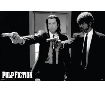 Hit Movie Decor Ideas - Pulp Fiction Guns Poster