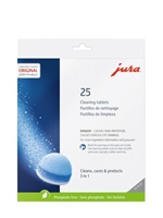Jura 3-Phase Cleaning Tablets 25 Pack | 25045