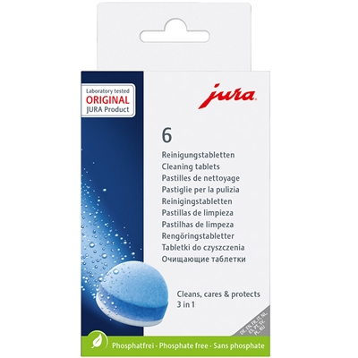 Jura Cleaning Tablets 6 Pack | 3-Phase | 24224