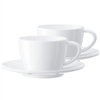 Jura Cappuccino Cups | 2 Coffee Cups | 2 Saucers | 66501