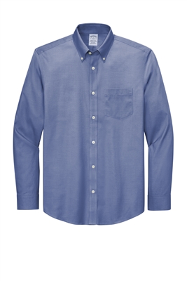 Brooks BrothersÂ® Mens Wrinkle-Free Stretch Pinpoint Shirt