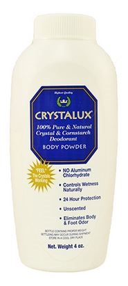 Crystalux Deodorant Body Powder