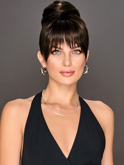 Trendy Fringe & Bun Hair Wrap | Hairdo