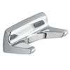 Double Robe Hook Contempo Polished Chrome