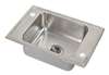 25 X 17 Two Hole 1 Bowl Stainless Steel Sink *CELEBR