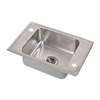 22 X 19 Two Hole Stainless Steel 18 gauge Clrm Sink
