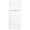 White 10 CF Free Standing Top Mount Top Freezer Refrigerator