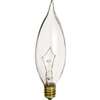 60 Watts Flame Candelabra Clear 130 Volts Lamp