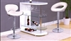 Modern Bar Stand in White