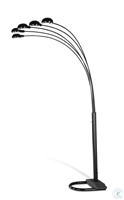 Black Overhead Sofa Floor Lamp