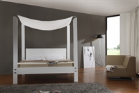 Modrest Lias White Queen Size Bed by VIG Furniture