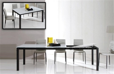 Modrest Commix - Modern Extendable Glass Dining Table by VIG Furniture