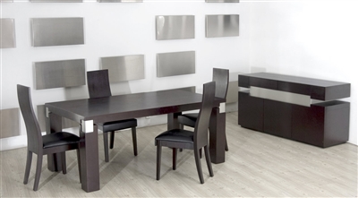 Modrest Escape Black Oak Dining Table by VIG Furniture