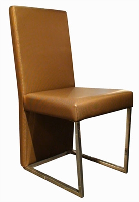 Armani Xavira A&X Casa Luxury 0099 Modern Gold Leatherette Dining Chair by VIG Furniture