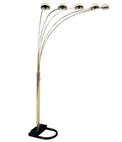 Gold/Brass Overhead Floor Lamp