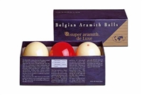 Super Aramith Deluxe Carom Ball Set, 61.5mm