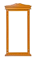 Oak Deluxe 10 Cue Wall Rack