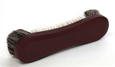 Mahogany 10 1/2" Horsehair Table Brush