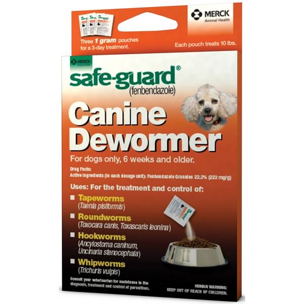 Safe-Guard Canine Dewormer 1gm 10#