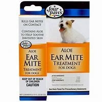 Four Paws Aloe Ear Mite Treatment For Dogs 0.75oz
