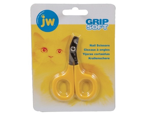 JW Grip Soft Nail Scissors for Cats