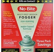 No Bite House Fogger Kills Adult & Preadult Fleas 3 Pack 18 oz