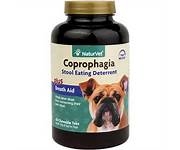 NaturVet Coprophagia Stool Eating Deterrent Plus Breath Aid 60 Chewable Tabs 6.3oz