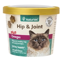 NaturVet Hip & Joint Plus Omegas for cats