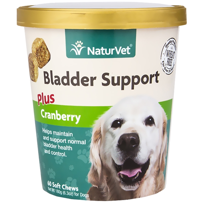 NaturVet Bladder Support Plus Cranberry 60 chews