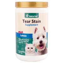 NaturVet Tear Stain Supplement Plus Lutein 7oz.