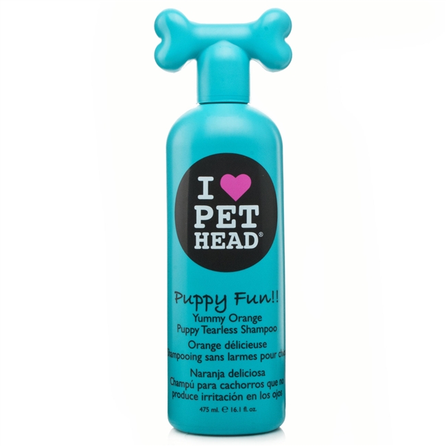 Pet Head Puppy Fun Yummy Orange Tearless Shampoo 16.1oz.