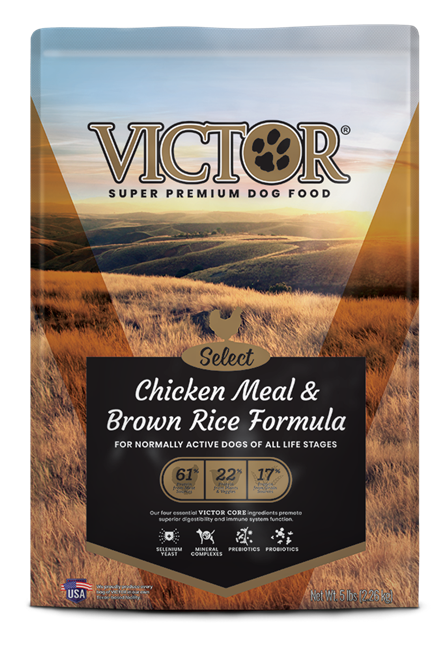 Victor Chicken Meal & Brown Rice 5#