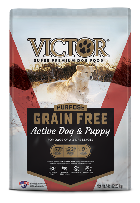 Victor Grain Free Active Dog & Puppy 5#