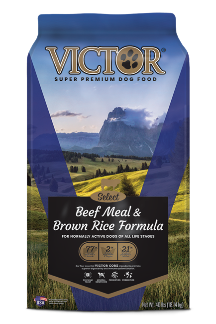 Victor Beef Meal & Brown Rice 40#