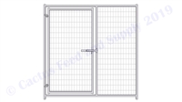 Cactus Dog Kennel Gate Panel:  6'H x 6'W